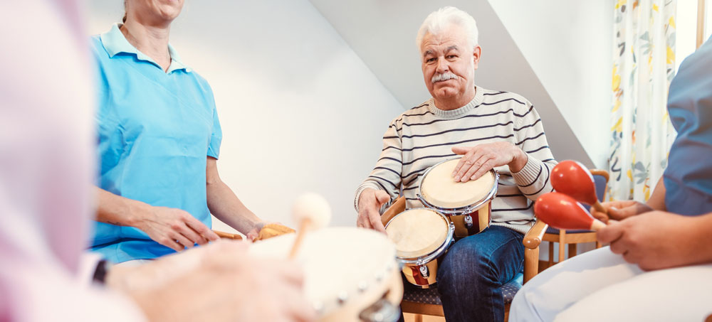 Music therapy at seniors residence