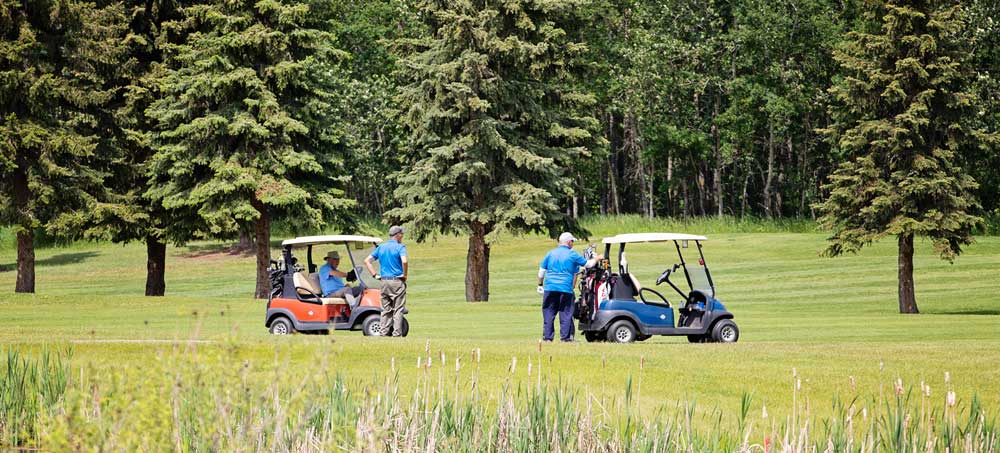 Charity Golf Classic - Winning team plays in Ponoka, Alberta